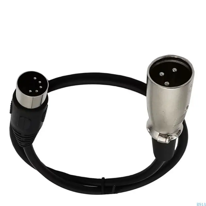 R91A Flexible MIDIto XLRAdapter Cable DIN 5Pin to XLRAudio Cable for Various Audios Devices and Professional Applications
R91A Flexible MIDIto XLRAdapter Cable DIN 5Pin to XLRAudio Cable for Various Audios Devices and Professional Applications