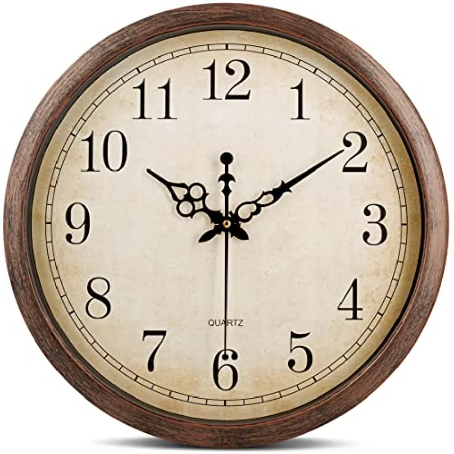 Brown Wall Clock Silent Non Ticking Extra Large Quality Quartz Battery Operated Round Decorative Easy to Read for Home Kitchen
Brown Wall Clock Silent Non Ticking Extra Large Quality Quartz Battery Operated Round Decorative Easy to Read for Home Kitchen