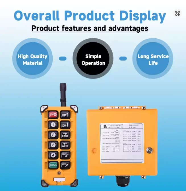 F23-BB 10 buttons 315MHZ Industrial Wireless Radio Crane Remote Control switches Hoist overhead bridge Crane lift control
F23-BB 10 buttons 315MHZ Industrial Wireless Radio Crane Remote Control switches Hoist overhead bridge Crane lift control