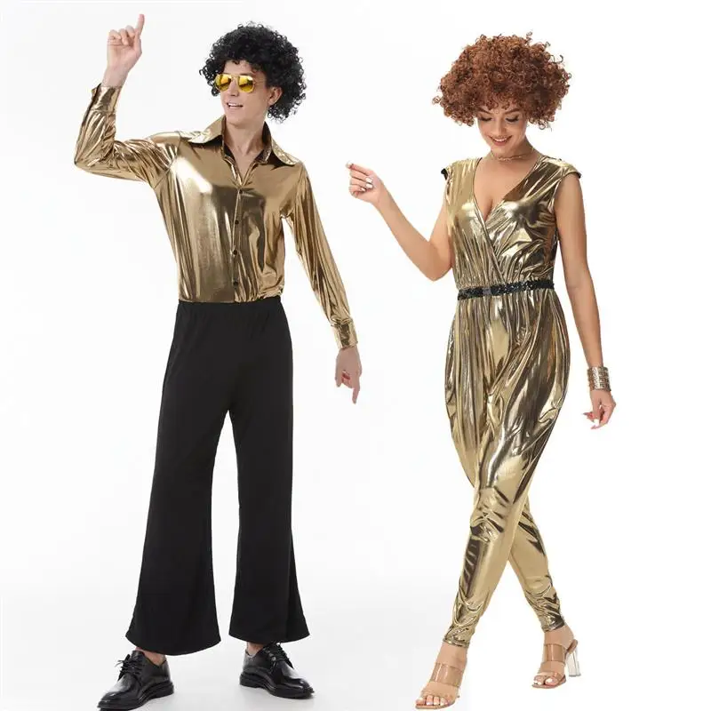 70s Retro Hip Hop Rock Music Couples Halloween Disco Hippie Costume Women's Ethnic Stage Wear Fashionable Retro Outfit
70s Retro Hip Hop Rock Music Couples Halloween Disco Hippie Costume Women's Ethnic Stage Wear Fashionable Retro Outfit
