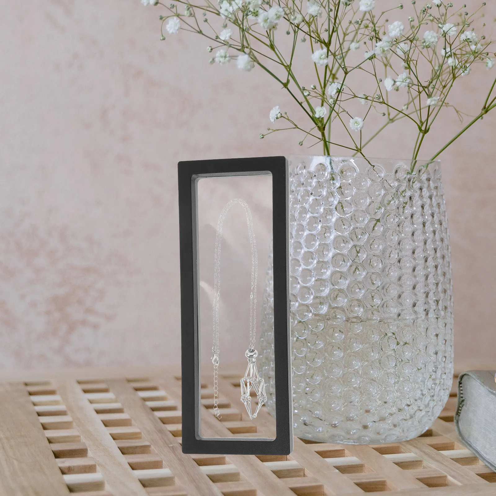Jewelry Display Case 3D Shadow Box with Flexible Plastic Membranes for Coins Medals Rings Pendants Aa Medallions Stamps 23x9cm
Jewelry Display Case 3D Shadow Box with Flexible Plastic Membranes for Coins Medals Rings Pendants Aa Medallions Stamps 23x9cm