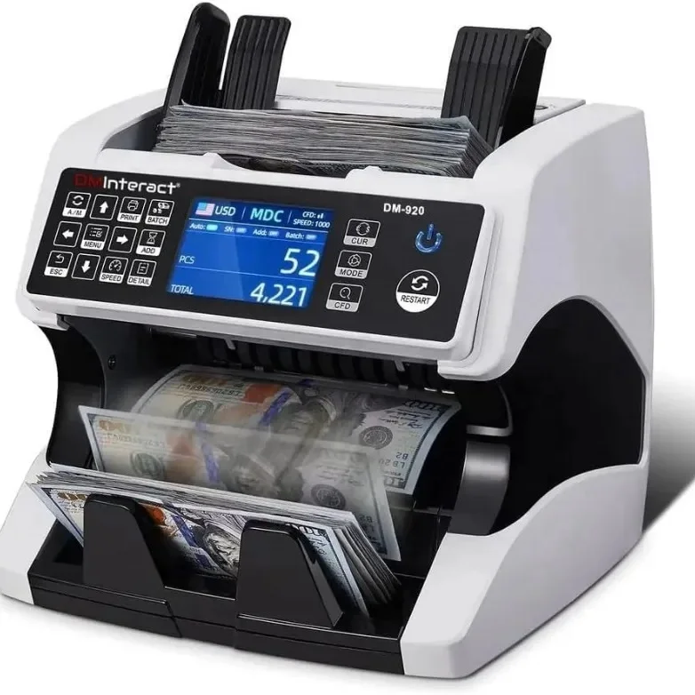 WT-920 Mix, счетчик стоимости валюты, счетчик купюр, счетчик банкнот с принтером экрана
WT-920 Mix, счетчик стоимости валюты, счетчик купюр, счетчик банкнот с принтером экрана