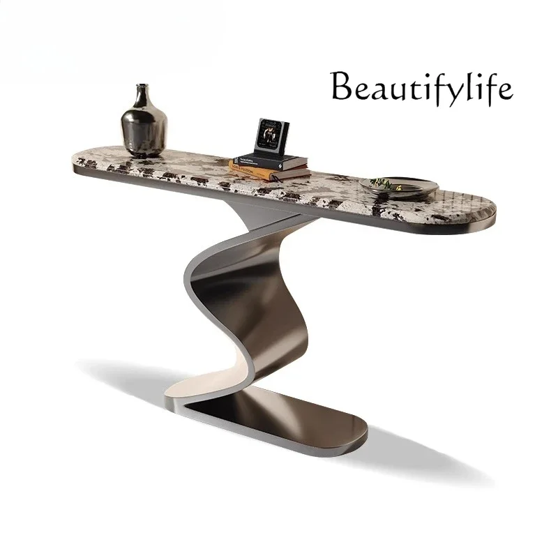 X40 Entry Entrance Table Opposite The Door, Modern Italian Villa High-end Luxury Stone Living Room Partition End View Table
X40 Entry Entrance Table Opposite The Door, Modern Italian Villa High-end Luxury Stone Living Room Partition End View Table