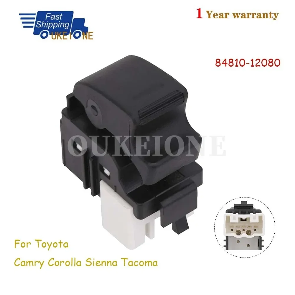 84810-12080 For Toyota Camry Corolla Sienna RAV4 Echo Solara T100 Tacoma Passenger Side Power Window Switch 5Pins Car Accessorie
84810-12080 For Toyota Camry Corolla Sienna RAV4 Echo Solara T100 Tacoma Passenger Side Power Window Switch 5Pins Car Accessorie