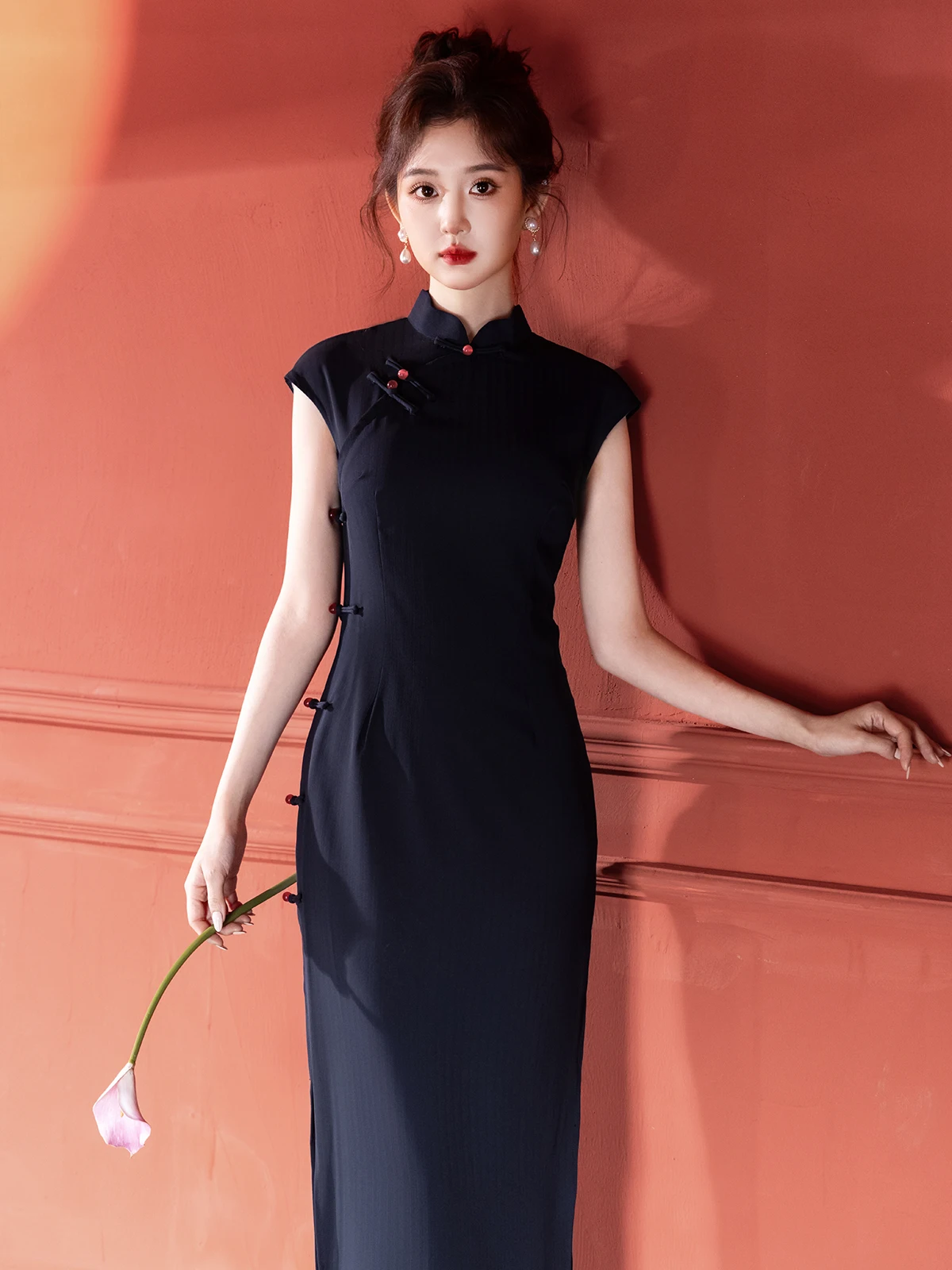 Young Ele Silk And Hemp Dr with Eight Buttons Lightweight Daily Wear Chinese Sle Long Sve Long Dr
Young Ele Silk And Hemp Dr with Eight Buttons Lightweight Daily Wear Chinese Sle Long Sve Long Dr