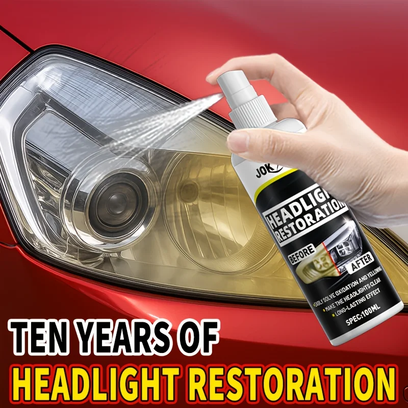 JOKJOK 100 мл керамический спрей для восстановления автомобильных фар, расширенная защита и удаление пожелтения, длительное восстановление четкости
JOKJOK 100 мл керамический спрей для восстановления автомобильных фар, расширенная защита и удаление пожелтения, длительное восстановление четкости