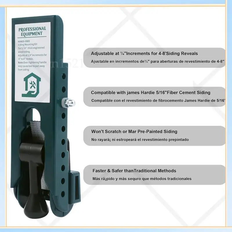 -SPOR Siding Installation Tools,Siding Mounting Kit For Use 5/16Inch Fiber Cement Siding,Lap Siding Gauge,Siding Tools
-SPOR Siding Installation Tools,Siding Mounting Kit For Use 5/16Inch Fiber Cement Siding,Lap Siding Gauge,Siding Tools