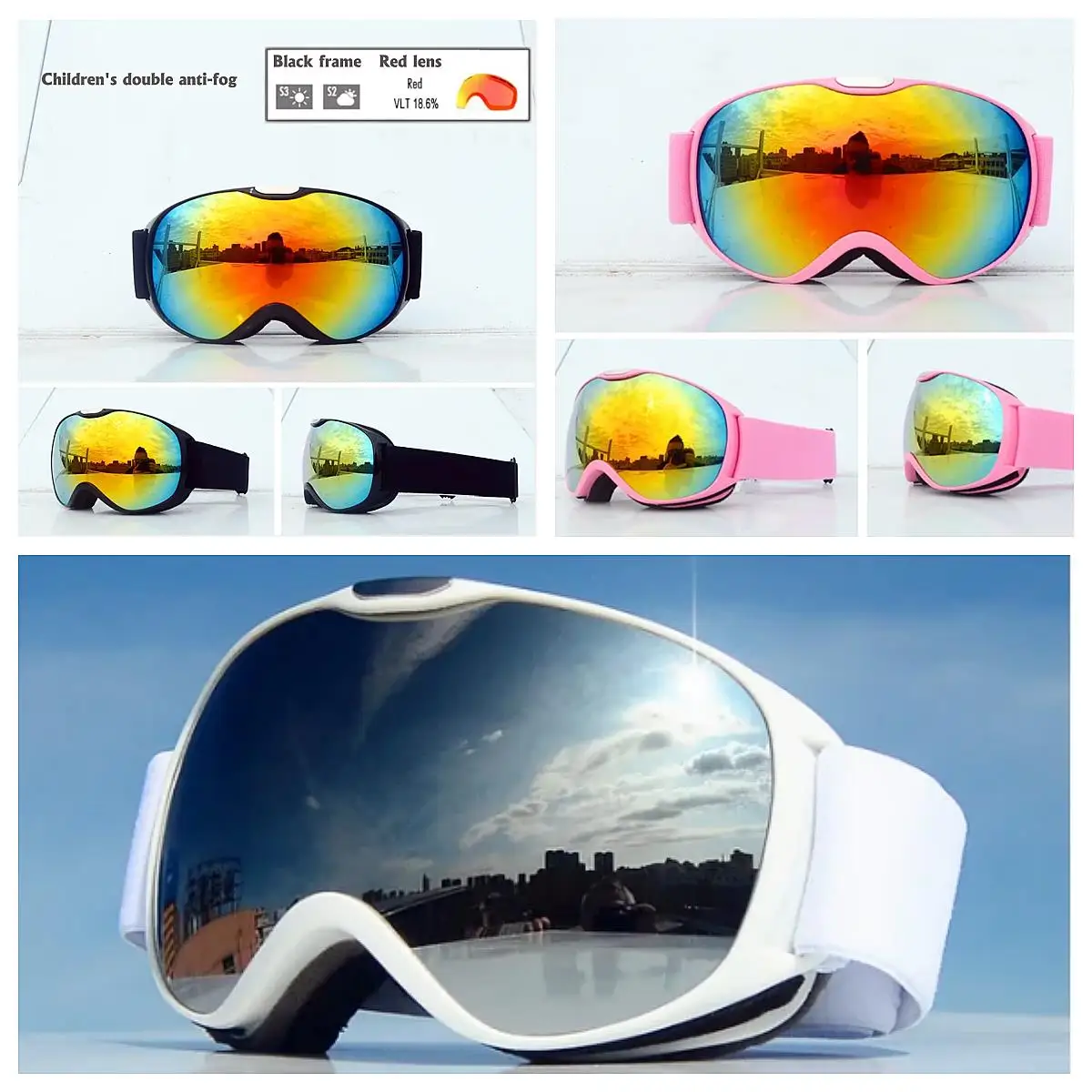 children's ski goggles Ski goggles for children aged 4 to 14,UV400, snow goggles, outdoor sports, winter skis
children's ski goggles Ski goggles for children aged 4 to 14,UV400, snow goggles, outdoor sports, winter skis