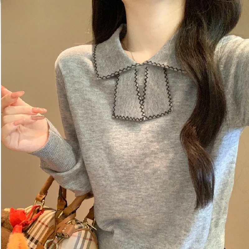 Daliang Knitted Sweater No Pilling Base Layer Shirt High End Women's Fashion Knot Winter Inner Wear Ladies' Knitwear
Daliang Knitted Sweater No Pilling Base Layer Shirt High End Women's Fashion Knot Winter Inner Wear Ladies' Knitwear
