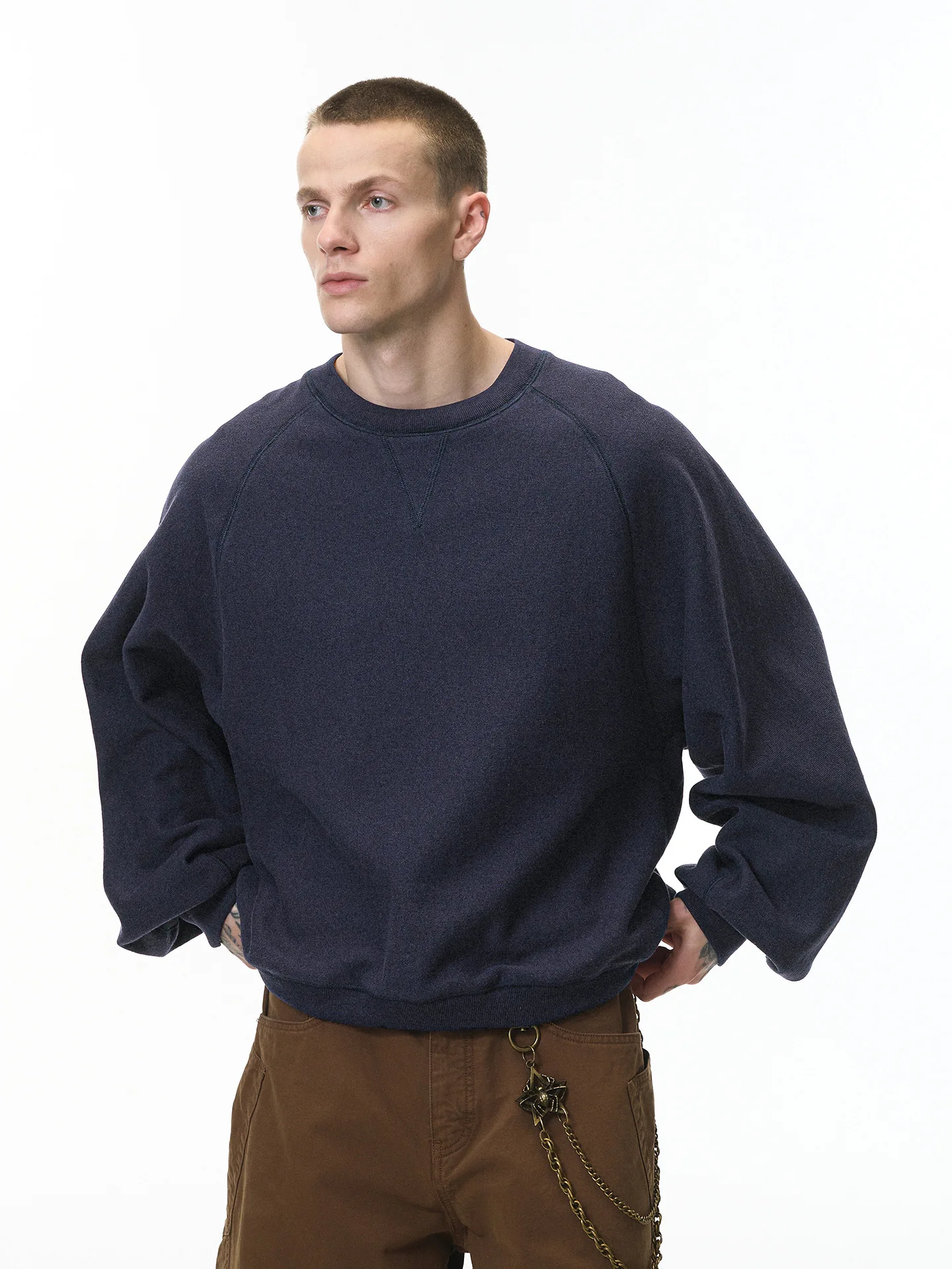 Мужская теплая зимняя толстовка оверсайз из хлопка с круглым вырезом и рукавами «летучая мышь», повседневная, комфортная, с начесом
Мужская теплая зимняя толстовка оверсайз из хлопка с круглым вырезом и рукавами «летучая мышь», повседневная, комфортная, с начесом