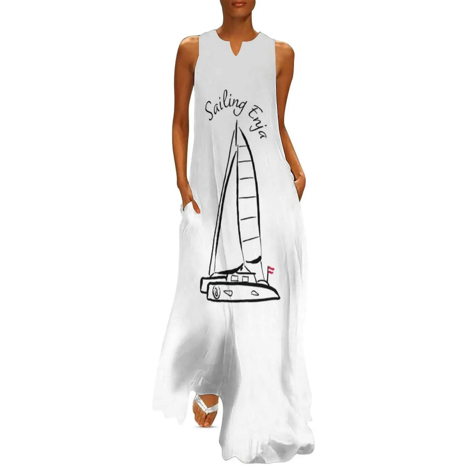 Sailing Enja catamaran Long Dress luxury women's party dress evening prom summer outfits for women 2025
Sailing Enja catamaran Long Dress luxury women's party dress evening prom summer outfits for women 2025