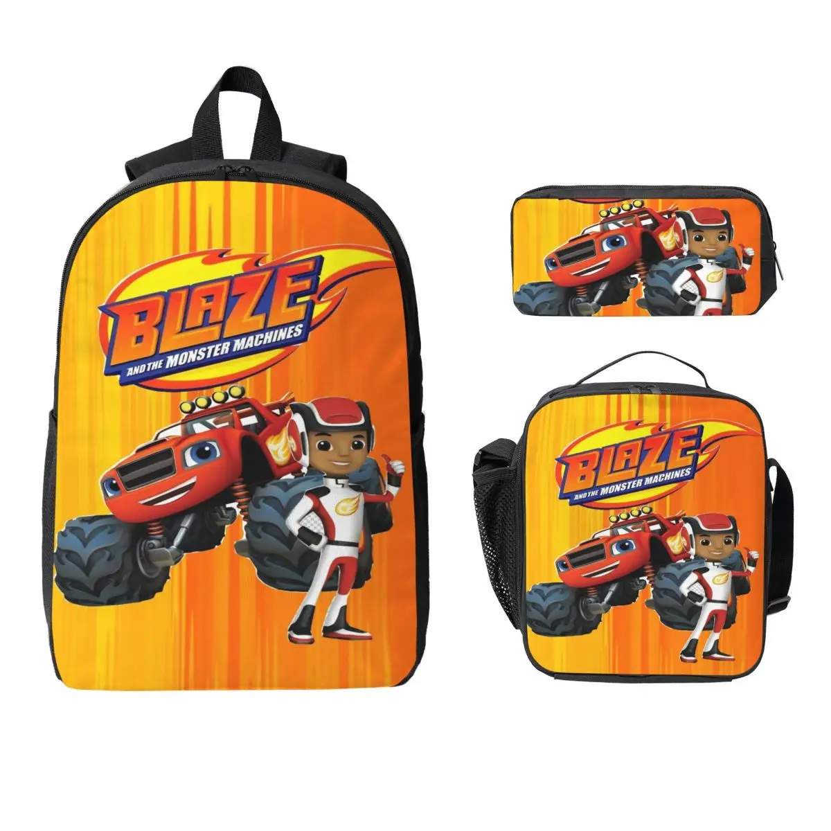 3Pcs Blaze And The Monster Machines Backpack Set for Girls Boys Pencil Boxes Bookbag Sets with Lunch Box For Students Daypack
3Pcs Blaze And The Monster Machines Backpack Set for Girls Boys Pencil Boxes Bookbag Sets with Lunch Box For Students Daypack