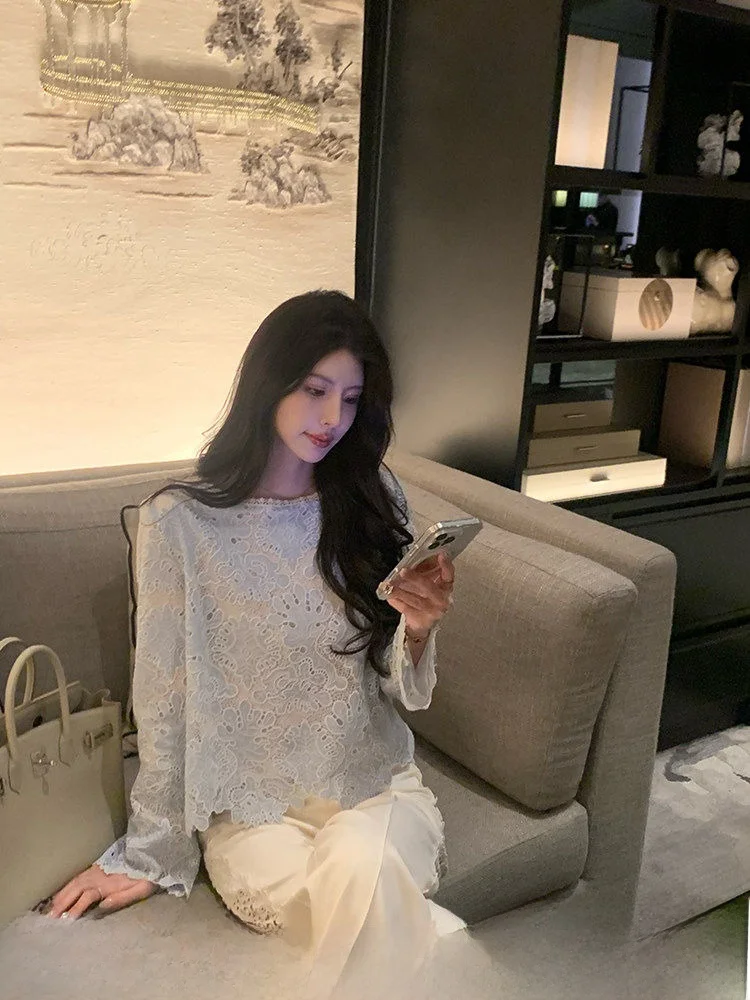 Embroidered Lace Shirt for Women Heavy Work Milan Weekend Design Sensation Elegant Rich Girl Top New Model
Embroidered Lace Shirt for Women Heavy Work Milan Weekend Design Sensation Elegant Rich Girl Top New Model