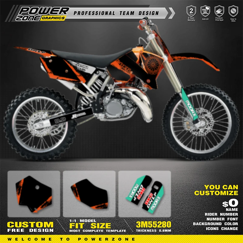 PowerZone Custom Team Graphics Decals For 3M Stickers Kit For KTM 2003 2004 SXF 2004 EXC Motorcycle Stickers 001
PowerZone Custom Team Graphics Decals For 3M Stickers Kit For KTM 2003 2004 SXF 2004 EXC Motorcycle Stickers 001