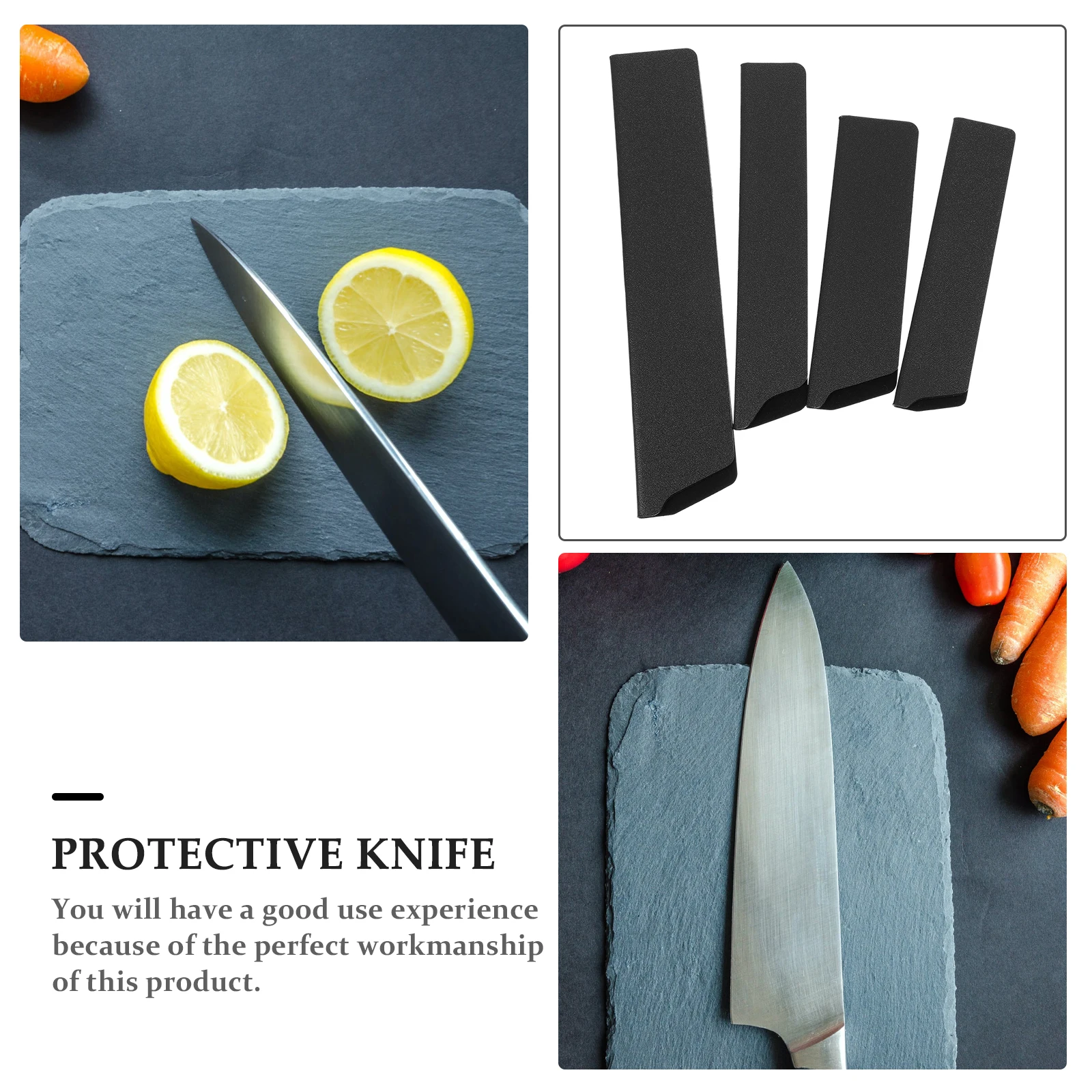 Knife Set Sheathes Protectors Lightweight Portable Outdoor Camping Kitchen Props ABS Practical Design
Knife Set Sheathes Protectors Lightweight Portable Outdoor Camping Kitchen Props ABS Practical Design