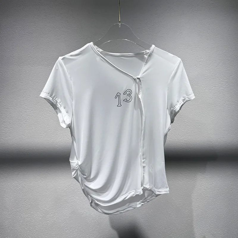 2025 Summer New Style White Sexy V-Neck See-through Short-Sleeved T-Shirt Short Sleeve Top for Women
2025 Summer New Style White Sexy V-Neck See-through Short-Sleeved T-Shirt Short Sleeve Top for Women
