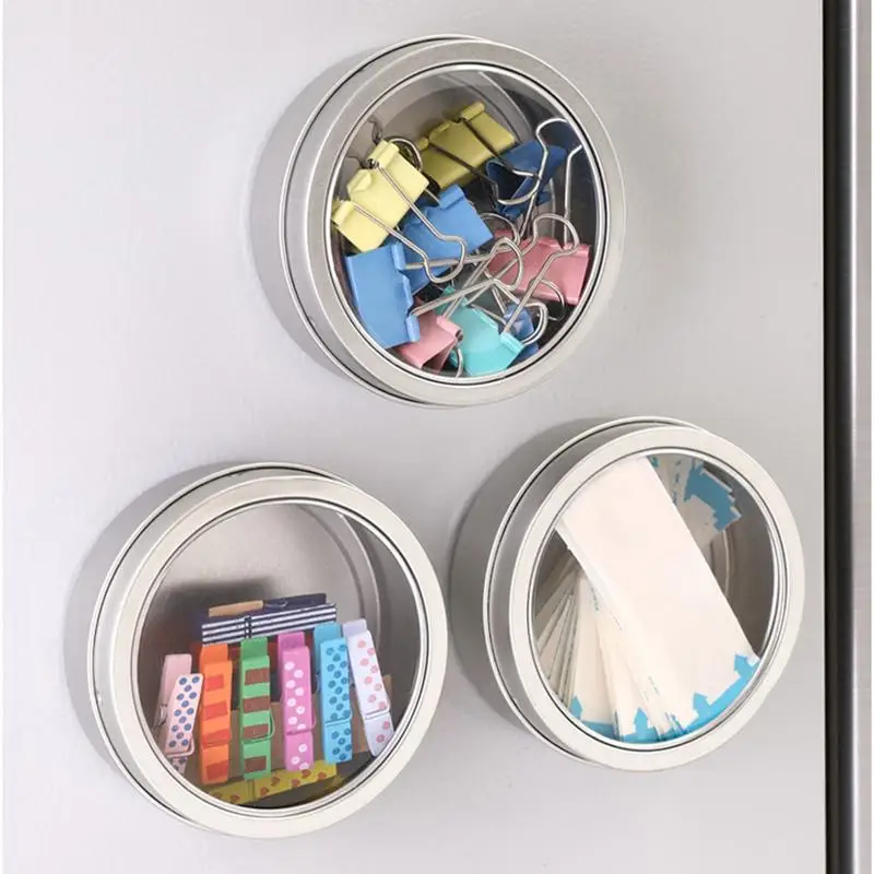 Magnetic Storage Tin Box Kitchen Refrigerator Magnet Small Object Storage Tank Portable Magnetic Absorption Storage Box
Magnetic Storage Tin Box Kitchen Refrigerator Magnet Small Object Storage Tank Portable Magnetic Absorption Storage Box
