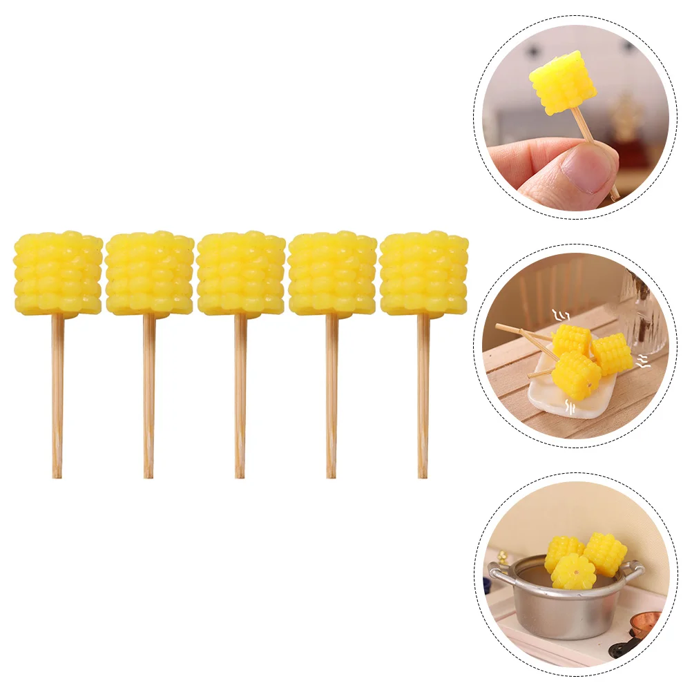5 Pcs Mini Corn on The Cob Fake Maizes Food Lifelike Decorations Props Wooden Decors Models
5 Pcs Mini Corn on The Cob Fake Maizes Food Lifelike Decorations Props Wooden Decors Models
