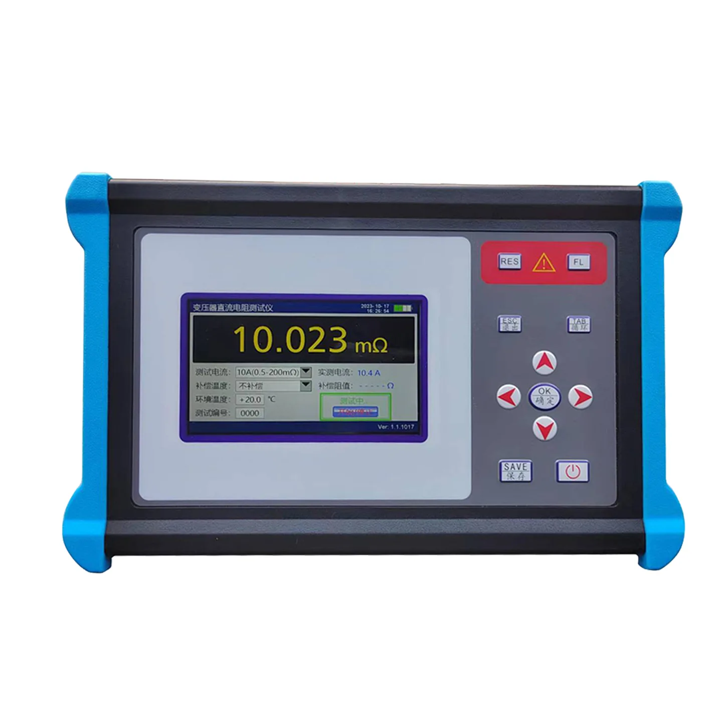 Handheld Transformer DC Resistance Tester Portable 10A Fast Transformer Direct Resistance Tester Factory Direct Sales
Handheld Transformer DC Resistance Tester Portable 10A Fast Transformer Direct Resistance Tester Factory Direct Sales
