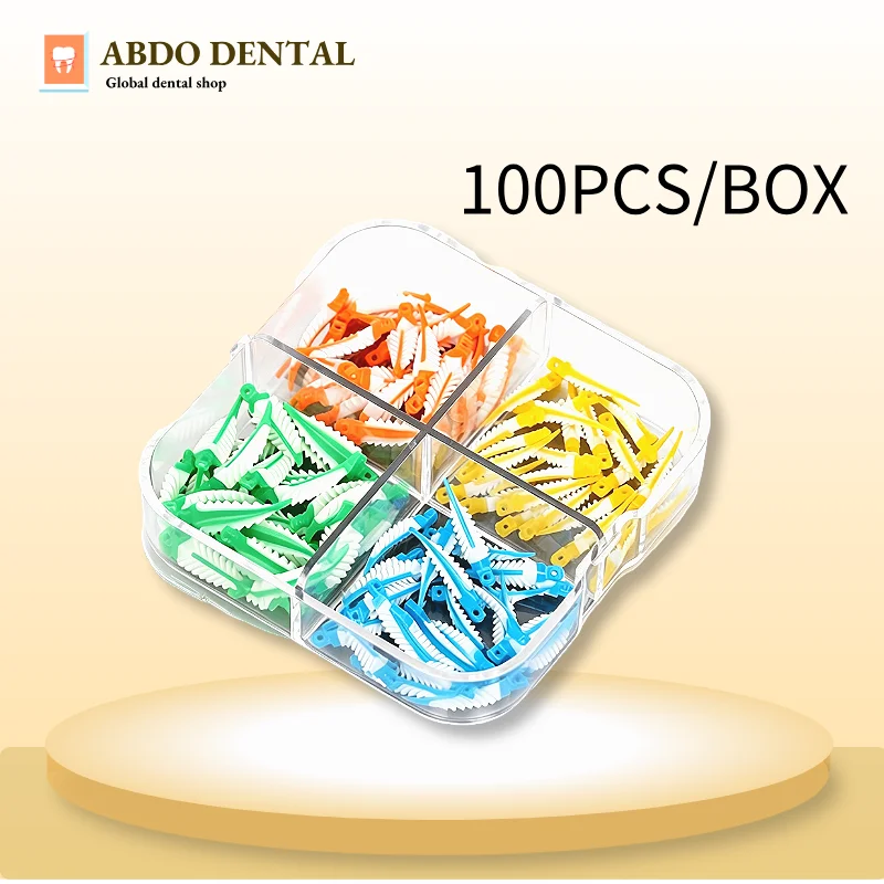 100PCS/BOX Dental Composite Wedges Perforated Interproximal Wedges Garrison Style Dental Fixation Wedges for Teeth Restoration
100PCS/BOX Dental Composite Wedges Perforated Interproximal Wedges Garrison Style Dental Fixation Wedges for Teeth Restoration