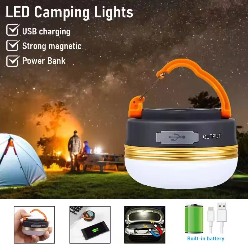 USB Rechargeable Portable Camping Tent Light 3 Modes Waterproof Outdoor Tent Lamp Lightweight Night Hanging Hook Emergency Lamps
USB Rechargeable Portable Camping Tent Light 3 Modes Waterproof Outdoor Tent Lamp Lightweight Night Hanging Hook Emergency Lamps