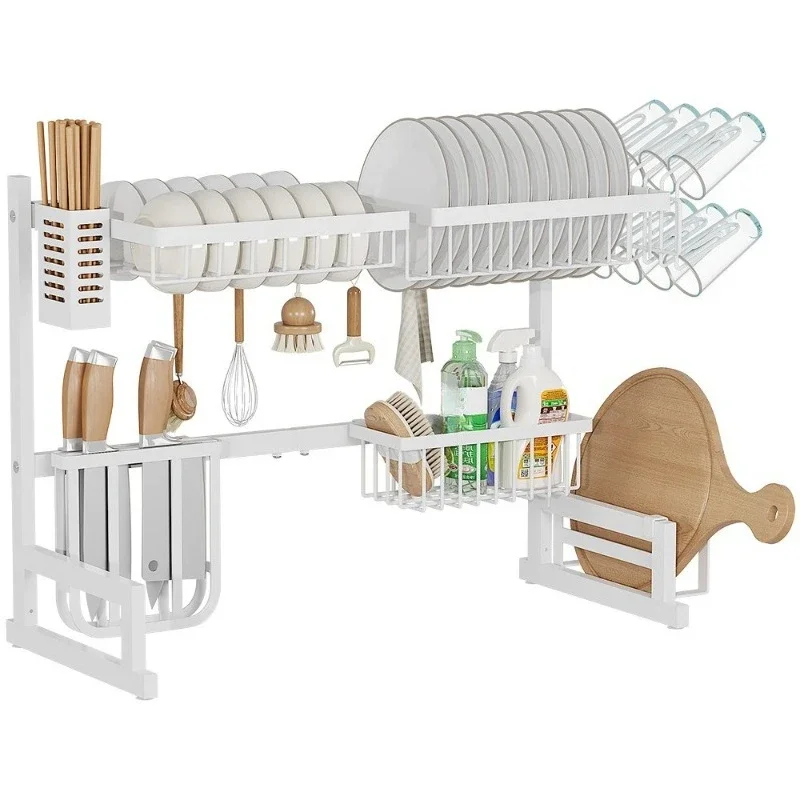 Kitchen Sink Drain Rack Shelf Countertop Dish Storage Shelf Multifunctional Dish Rack Storage Cutting Board Shelf
Kitchen Sink Drain Rack Shelf Countertop Dish Storage Shelf Multifunctional Dish Rack Storage Cutting Board Shelf