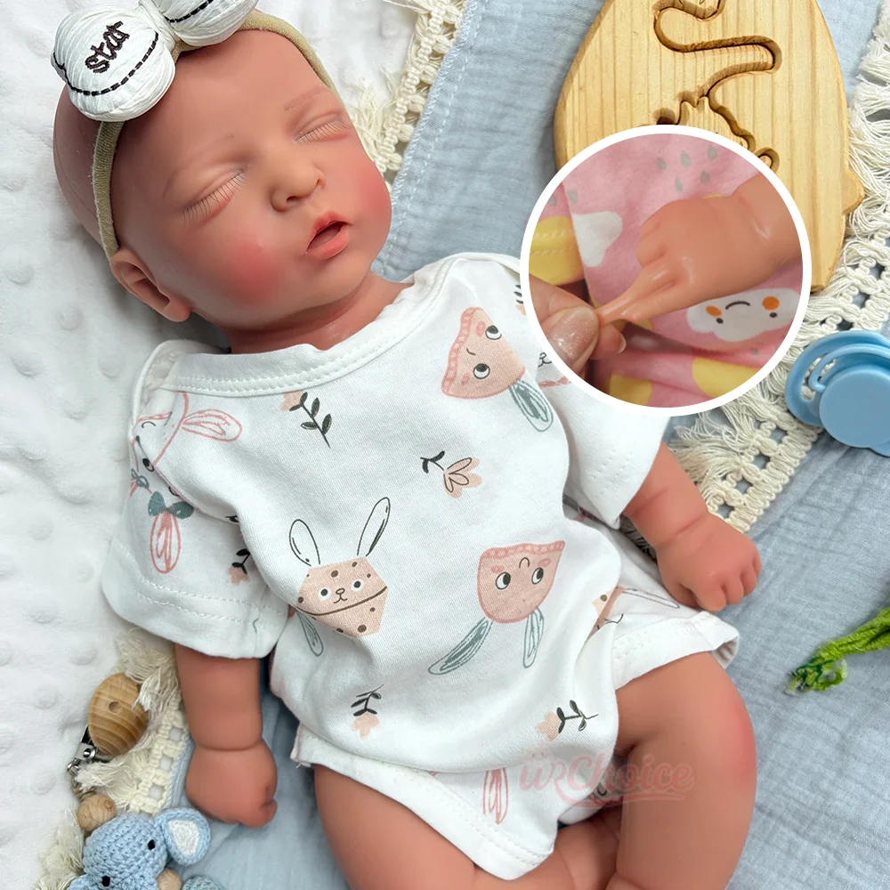 18" Premium Reborn Baby Girl Doll Hand Painted Silicone Reborn Doll Cuddle Weighted Newborn Christmas Gift Collectible Art Doll
18" Premium Reborn Baby Girl Doll Hand Painted Silicone Reborn Doll Cuddle Weighted Newborn Christmas Gift Collectible Art Doll