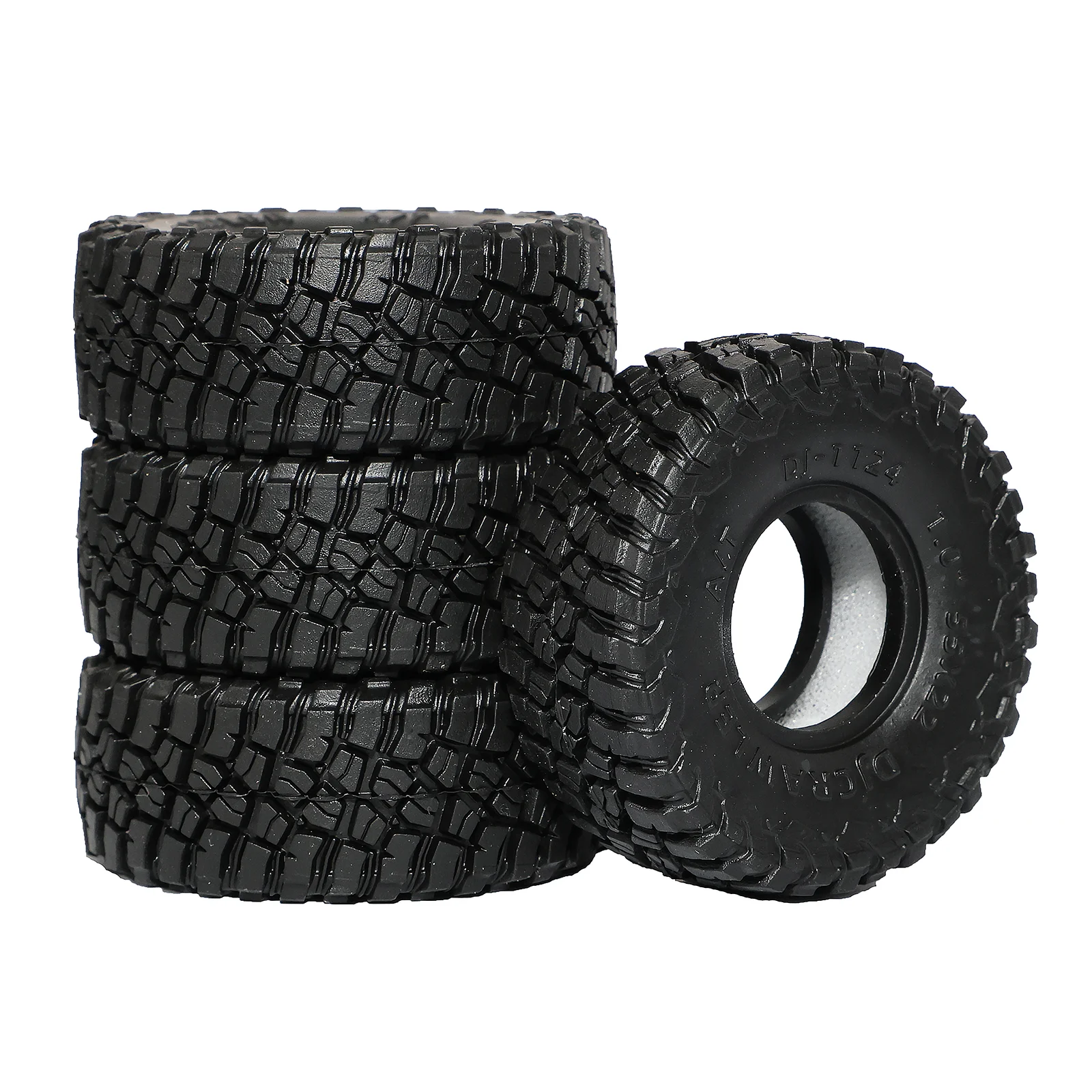 DJ 1/24 1 Inch All Terrain Butyl Rubber Climbing Enhancement Tire with Liner Sponge for AXIAL SCX24 90081 FMS FCX24 Upgrade Part
DJ 1/24 1 Inch All Terrain Butyl Rubber Climbing Enhancement Tire with Liner Sponge for AXIAL SCX24 90081 FMS FCX24 Upgrade Part