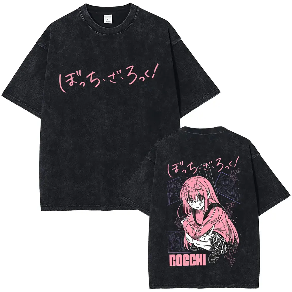 Washed Vintage Anime BOCCHI THE ROCK Gotoh Hitori Funny Kawaii T-shirt Men Women Casual Cartoon Oversized Short Sleeve T Shirt
Washed Vintage Anime BOCCHI THE ROCK Gotoh Hitori Funny Kawaii T-shirt Men Women Casual Cartoon Oversized Short Sleeve T Shirt