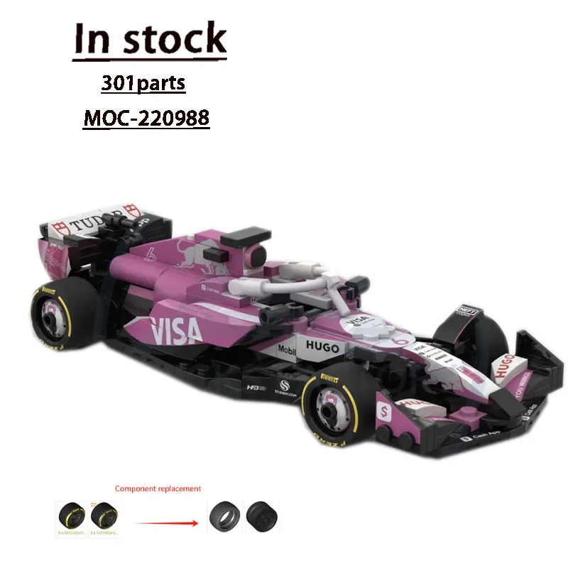 MOC-220988F1 VCARB 02 Formula Car Sports Car Building Block Model301PartsMOC Creative Boy Kids Birthday Building Blocks Toy Gift
MOC-220988F1 VCARB 02 Formula Car Sports Car Building Block Model301PartsMOC Creative Boy Kids Birthday Building Blocks Toy Gift