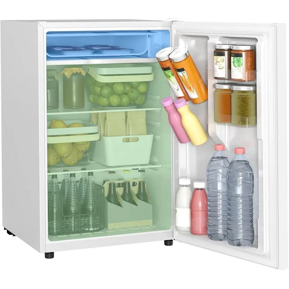 Compact Single Door Refrigerator with Freezer, Adjustable Temperature, Energy Efficient, Low Noise, Ideal for Bedrooms, Dorms, O
Compact Single Door Refrigerator with Freezer, Adjustable Temperature, Energy Efficient, Low Noise, Ideal for Bedrooms, Dorms, O