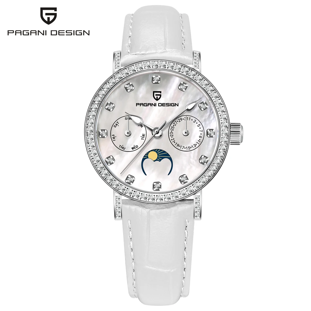 PAGANI DESIGN Women's Watches Top Luxury Quartz Watch Fo Women Fashion Watch Woman Leather Sapphire Mirror Waterproof Clock Gift
PAGANI DESIGN Women's Watches Top Luxury Quartz Watch Fo Women Fashion Watch Woman Leather Sapphire Mirror Waterproof Clock Gift