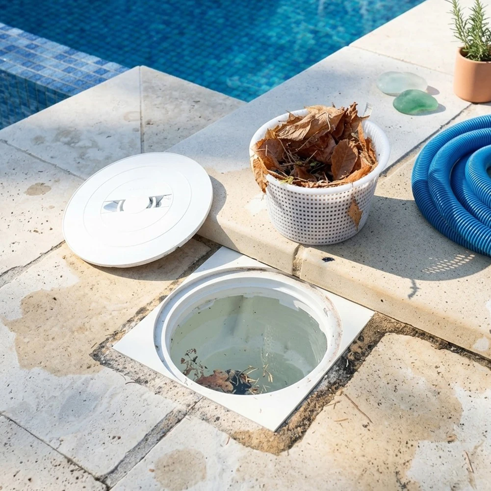 SPX1082CA Pool Skimmer Basket with SP1106 Vacuum Plate 7 inch Diameter ABS Kit Compatible with SP1082 SP1083 SP1084 SP1085
SPX1082CA Pool Skimmer Basket with SP1106 Vacuum Plate 7 inch Diameter ABS Kit Compatible with SP1082 SP1083 SP1084 SP1085