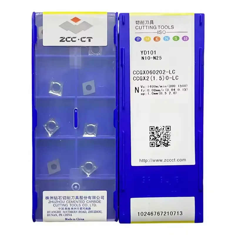Original ZCCCT CCGX060202-LC CCGX060204-LC CCGX09T302-LC CCGX09T304-LC CCGX120408-LC YD101 carbide insert for CNC cutting Tools
Original ZCCCT CCGX060202-LC CCGX060204-LC CCGX09T302-LC CCGX09T304-LC CCGX120408-LC YD101 carbide insert for CNC cutting Tools