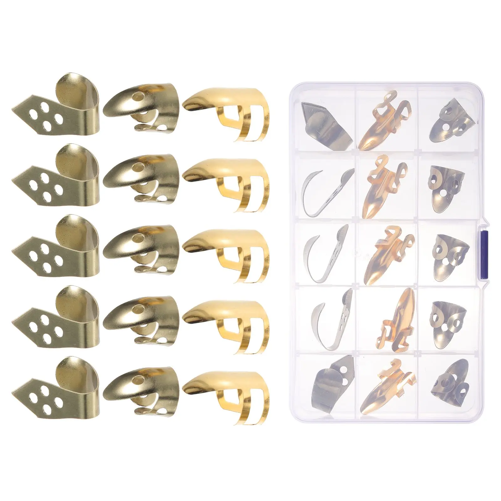 1 set Guitar Finger Picks Set Metal Thumb Finger Picks for Banjo Acoustic Classical Guitar Long Lasting Practical Accessories
1 set Guitar Finger Picks Set Metal Thumb Finger Picks for Banjo Acoustic Classical Guitar Long Lasting Practical Accessories