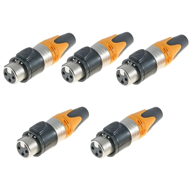 3-Pronged Waterproof Xlr Microphone Audio Plug Xlr Balanced Head Female Thread Head Shell, Easy To Use C
3-Pronged Waterproof Xlr Microphone Audio Plug Xlr Balanced Head Female Thread Head Shell, Easy To Use C