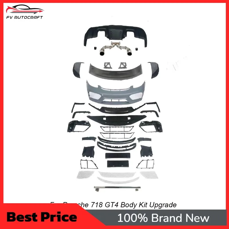 【2026】GT4 Style Body Kit For Porsche Boxster Cayman 2016-2024 982 718 Exterior Upgrade
【2026】GT4 Style Body Kit For Porsche Boxster Cayman 2016-2024 982 718 Exterior Upgrade