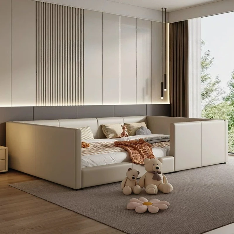 Luxury Fence King Size Bed Minimalist European Lounge Sleeping Bed Tatami French Camarotes Para Dormitorio Home Accessories
Luxury Fence King Size Bed Minimalist European Lounge Sleeping Bed Tatami French Camarotes Para Dormitorio Home Accessories