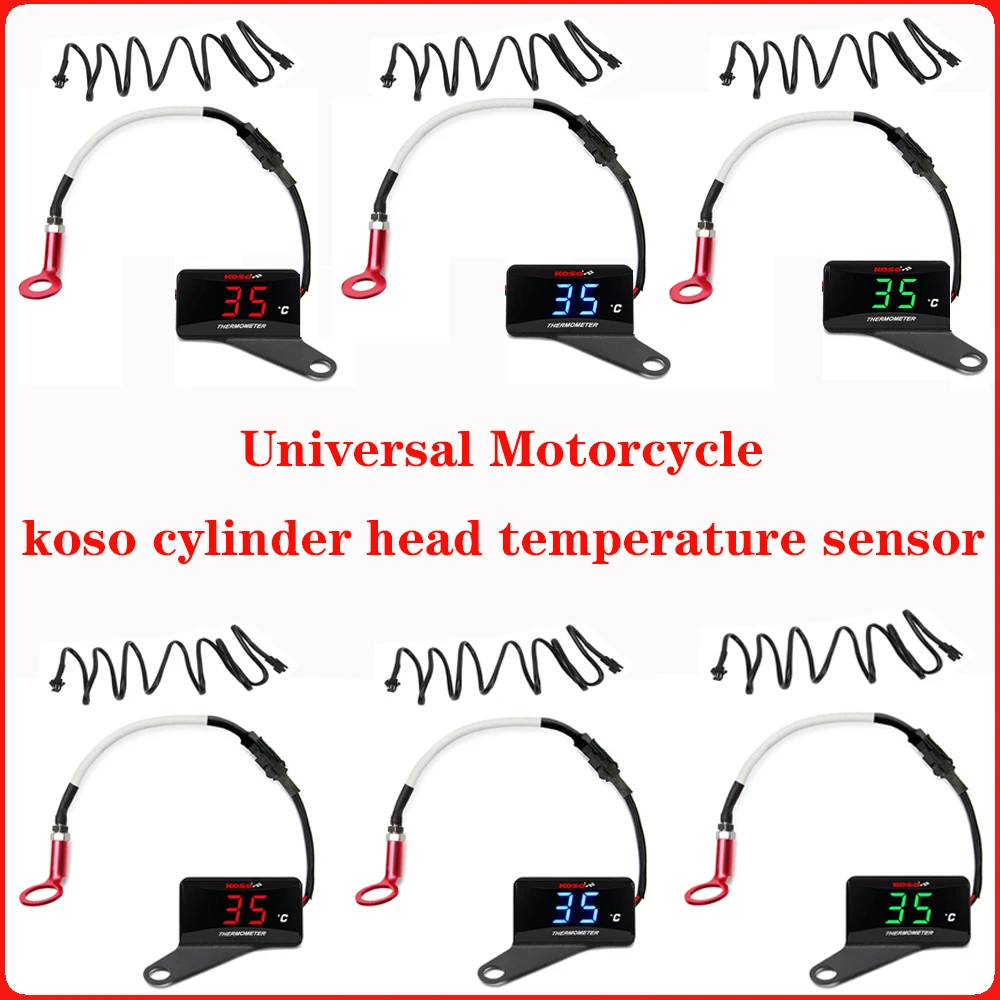 Motorcycle cylinder head temperature sensor Koso temperature measuring instrument for nmax125 XMAX250 300 NMAX Universal Gauge
Motorcycle cylinder head temperature sensor Koso temperature measuring instrument for nmax125 XMAX250 300 NMAX Universal Gauge