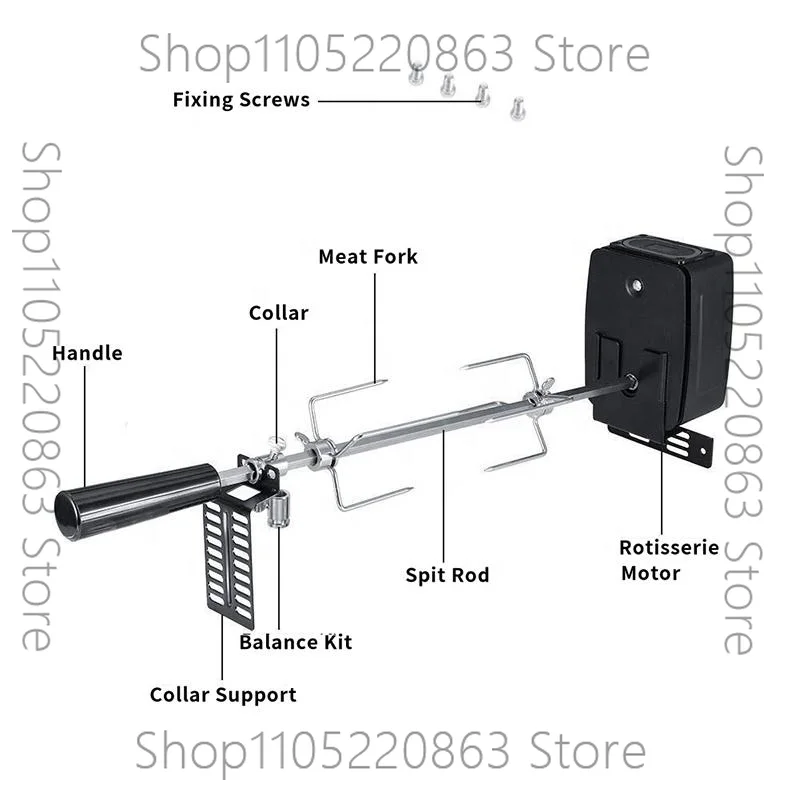 Electric Portable BBQ Supplies Stainless Steel BBQ Tools
Electric Portable BBQ Supplies Stainless Steel BBQ Tools
