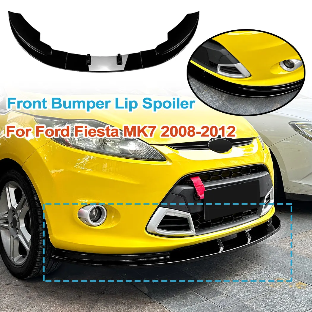 Car Three Stage Front Bumper Lip Spoiler Splitter For Ford Fiesta MK7 2008-2012 Body Kits Exterior Guard Modified Glossy Black
Car Three Stage Front Bumper Lip Spoiler Splitter For Ford Fiesta MK7 2008-2012 Body Kits Exterior Guard Modified Glossy Black