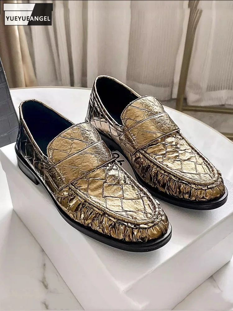 Women Cow Split Leather Fashion Loafers Solid Color Slip-On Round Toe Casual Shoes Office Lady British Style Thick Bottom Pumps
Women Cow Split Leather Fashion Loafers Solid Color Slip-On Round Toe Casual Shoes Office Lady British Style Thick Bottom Pumps