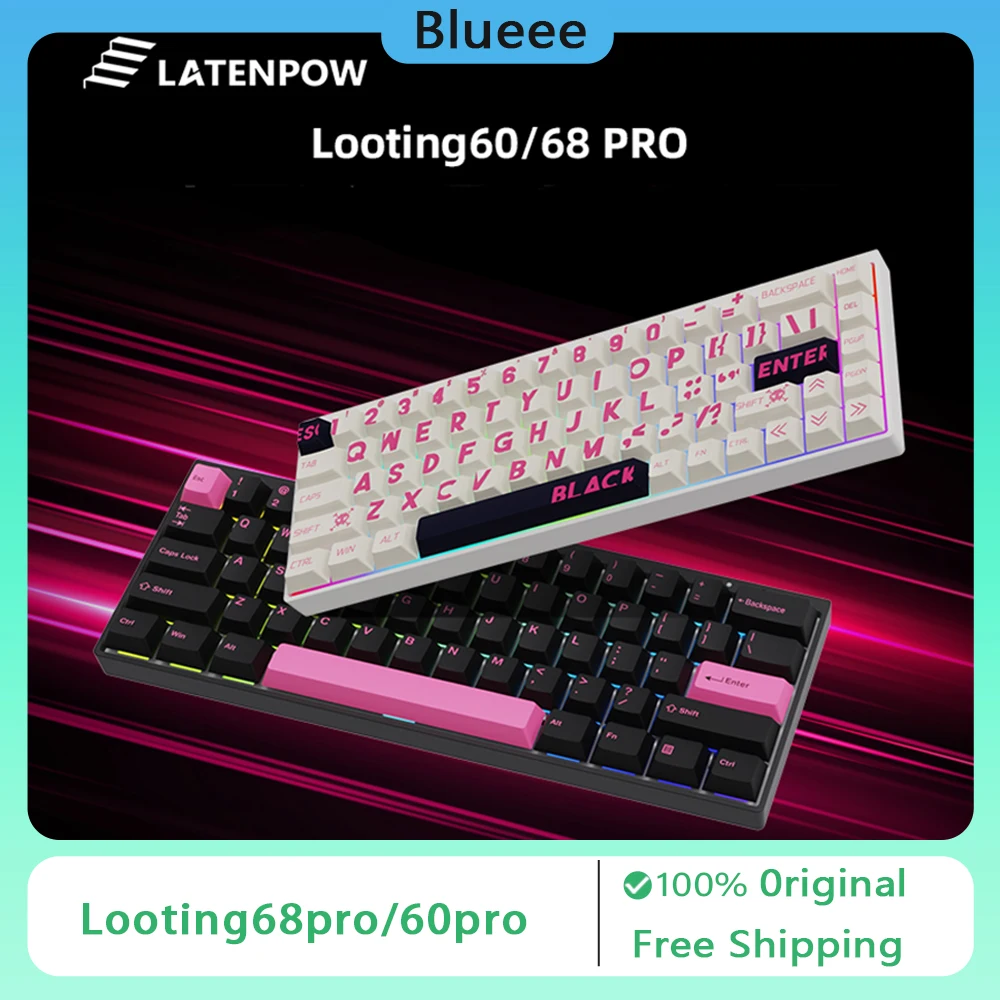 Latenpow Looting68pro/60pro Magnetic Switch Gaming Keyboard Customized Hot Swap RT0.01 CNC Aluminum Alloy Keyboard Laptop Gift
Latenpow Looting68pro/60pro Magnetic Switch Gaming Keyboard Customized Hot Swap RT0.01 CNC Aluminum Alloy Keyboard Laptop Gift