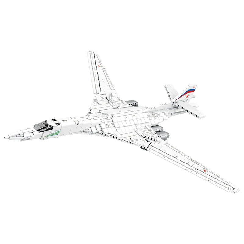 NEW Military Russia Tu-160 White Swan Strategic Bomber Building Blocks Toys WW II Russia Soviet Air Force Plane Bricks Kids Gift
NEW Military Russia Tu-160 White Swan Strategic Bomber Building Blocks Toys WW II Russia Soviet Air Force Plane Bricks Kids Gift