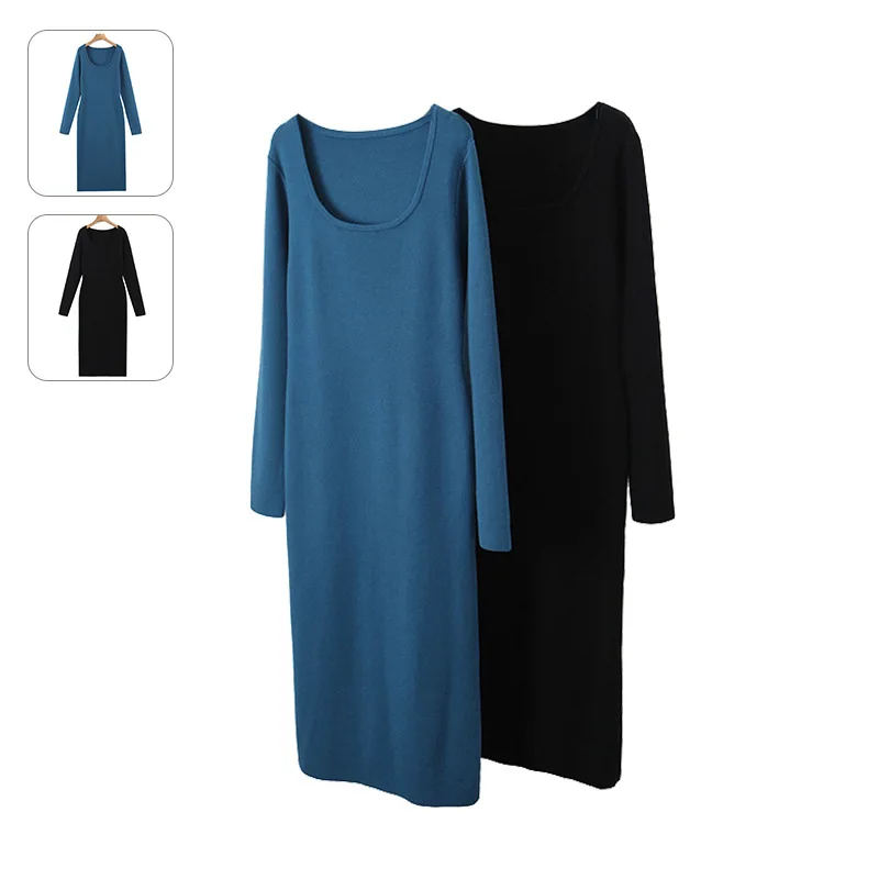 2023 Spring New Big Size Women Clothing Large Long Sweaters French Oversized U-neck Knitted Dress Vestidos De Mujer
2023 Spring New Big Size Women Clothing Large Long Sweaters French Oversized U-neck Knitted Dress Vestidos De Mujer