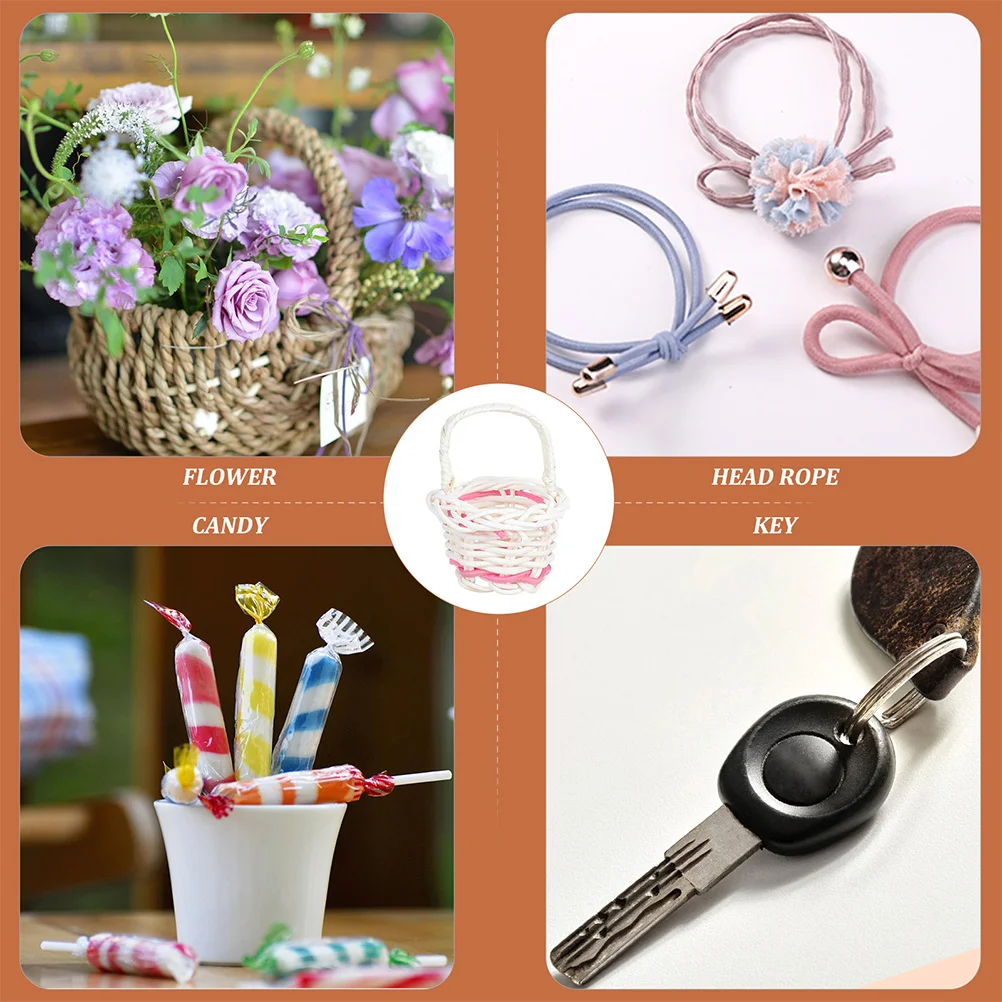 6Pcs Mini Woven Rattan Basket Decorative Flower Basket Miniature Candy Holder Wedding Decor Mini Baskets
6Pcs Mini Woven Rattan Basket Decorative Flower Basket Miniature Candy Holder Wedding Decor Mini Baskets