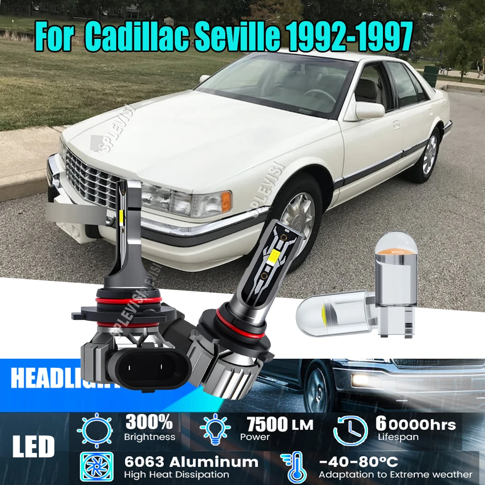 9005 9006 881 Headlight LED White Bulb - Precision Beam Control - No Glare For Cadillac Seville 1992 1993 1994 1995 1996 1997
9005 9006 881 Headlight LED White Bulb - Precision Beam Control - No Glare For Cadillac Seville 1992 1993 1994 1995 1996 1997