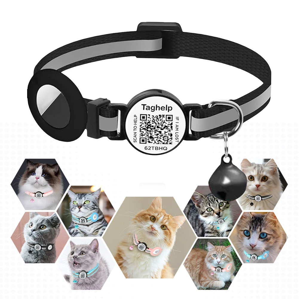 Для Airtag Cat Collar Breakaway Kitten Collar с QR-кодом именной биркой и колокольчиком для Airtag Holder Cat Collar для кошек, котят, щенков
Для Airtag Cat Collar Breakaway Kitten Collar с QR-кодом именной биркой и колокольчиком для Airtag Holder Cat Collar для кошек, котят, щенков