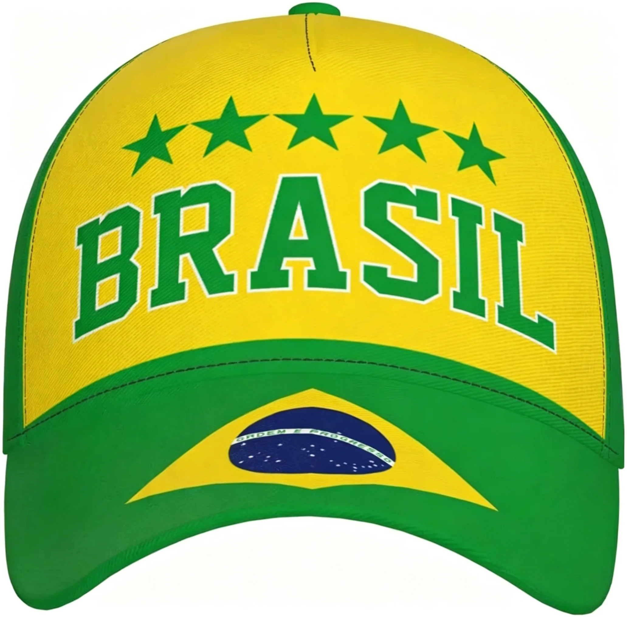 Brazil Five Star National Flag Baseball Cap Adjustable Lightweight Snapback Outdoor Casual Patriotic Football Sports Fan Sun Hat
Brazil Five Star National Flag Baseball Cap Adjustable Lightweight Snapback Outdoor Casual Patriotic Football Sports Fan Sun Hat