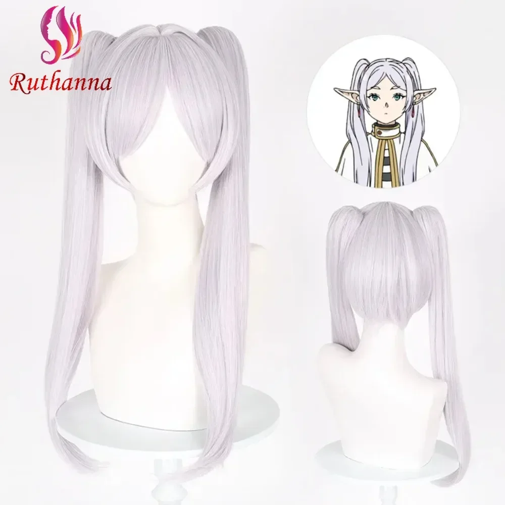 Cosplay Frieren White Double Ponytail With Bangs Synthetic Long Straight Wig Cute Girl Beyond Journey's End Wig Daily Party
Cosplay Frieren White Double Ponytail With Bangs Synthetic Long Straight Wig Cute Girl Beyond Journey's End Wig Daily Party